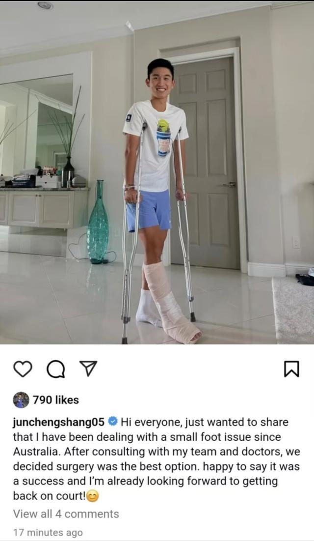 开云体育官网-带着没有第五跖骨的右脚，商竣程重新飞奔