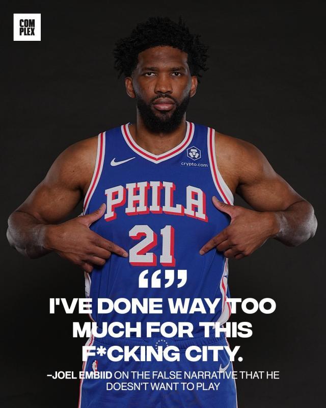 kaiyun-恩比德怼费城球迷：我曾经不惜身体打球就换来这些